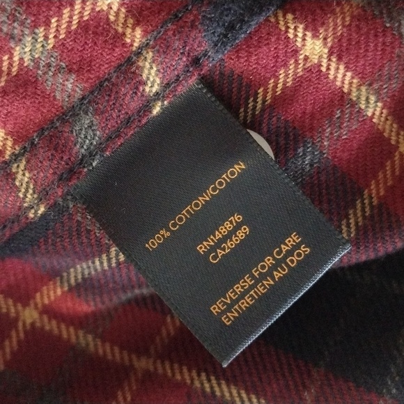 Good Man Brand Long sleeve Button down Flannel NWT - Picture 10 of 10